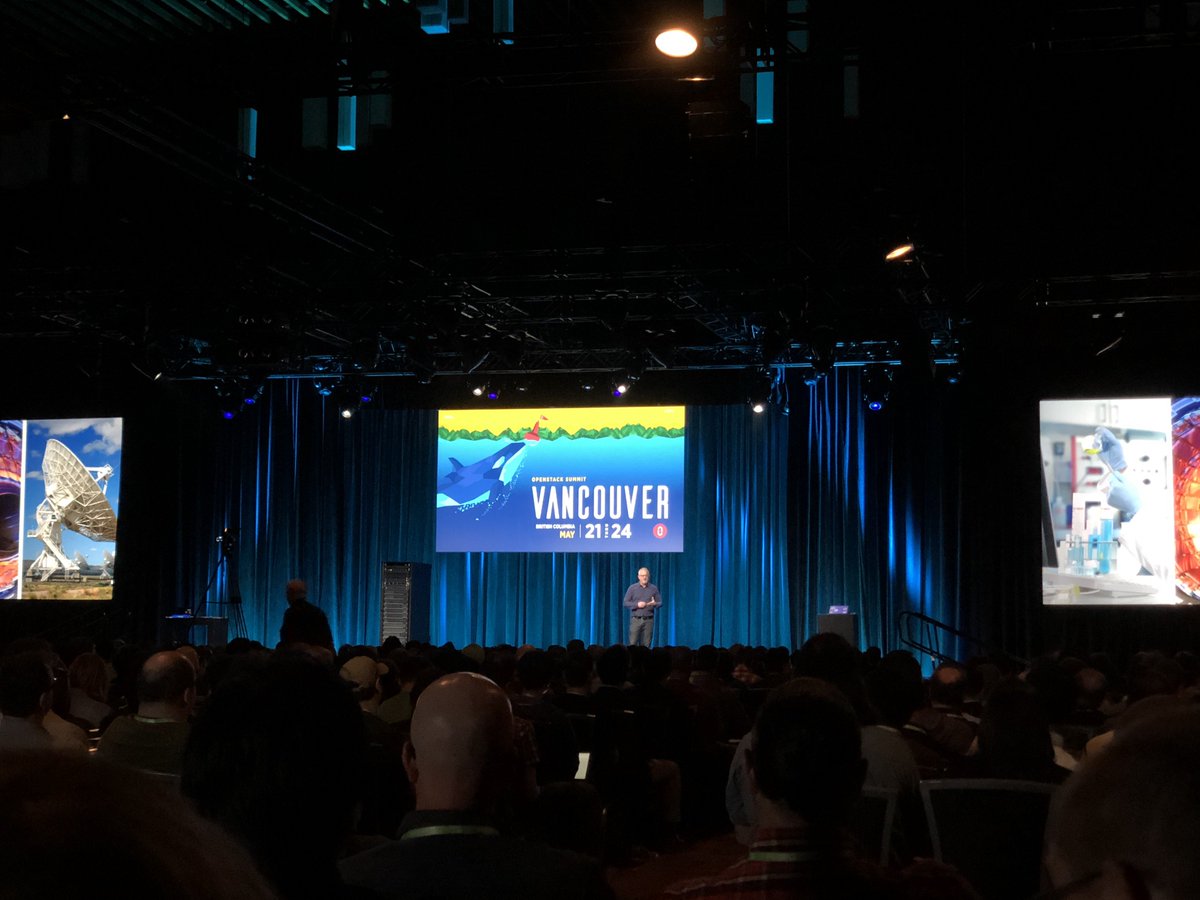 RedHatEvents's tweet photo. Great morning keynote at #OpenStackSummit Vancouver! Stop by #RedHat booth A19 to continue the conversation: https://t.co/1hCCY4HbCt https://t.co/g4SINl8Q0Z