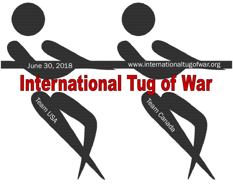 BackusAB's tweet image. International Tug of War June 30 between USA &amp;amp; Canada.  Join a team today!  Unique one-of-a-kind event!  internationaltugofwar.org  We string a 1,200 foot rope across Rainy River and pull!