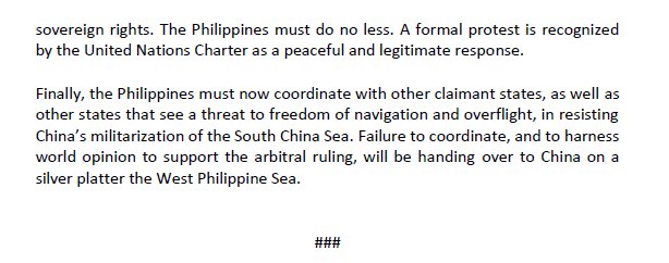 leugenn's tweet photo. Full Statement of Justice Antonio T. Carpio on China’s Deployment of H-6K
Nuclear-Armed Bombers in the South China Sea | 21 May 2018 #formalprotest #civicduty #DefendWestPHSea https://t.co/EcTIrHHFH0