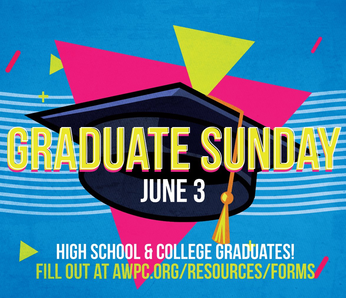 At Atlanta West, we like to give honor where honor is due! If you have graduated from high school or higher education, please share your info with us so we can honor you on Sunday, June 3. ow.ly/8d8U50hjOkS