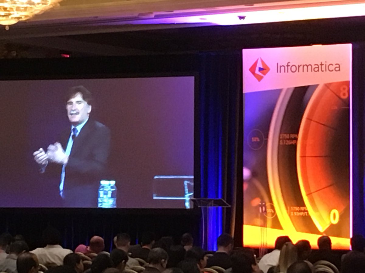 biconsultantML's tweet image. #Informatica2018 key note