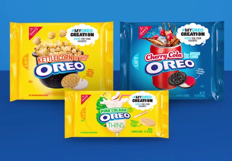 ashandally1's tweet photo. which flavor are you voting for??? #myoreocreation #oreo #marketplyler https://t.co/K3BXRJTV46
