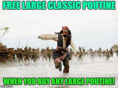 ConeyIslandCafe's tweet photo. Last day of our BOGO event! Only a few more followers and we will be giving away 4 free poutines!! Retweet for your chance to win! https://t.co/NgV2EIlzif