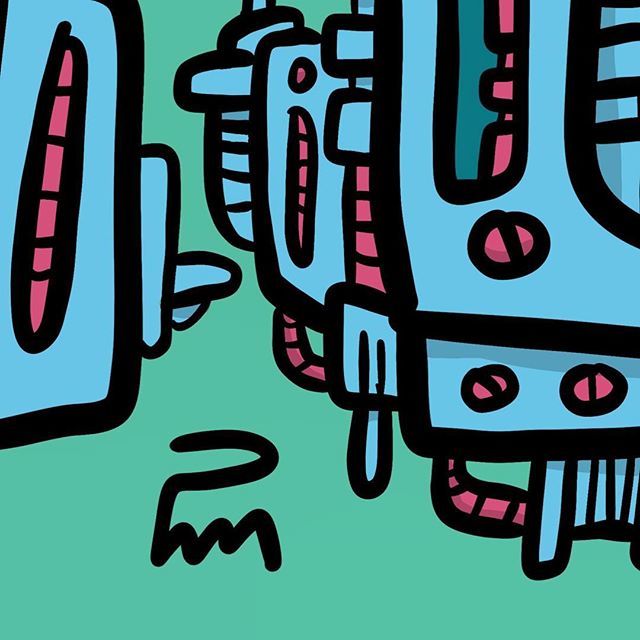 PascalMabille's tweet image. A détail of the Imprograph 47 « Mecha Terrine de Thanos » To see the whole drawing 🎬 -&amp;gt; youtube.com/pascalmabille #imprograph #improvisation #artcast #procreate #applepencil #ipadpro #art #artwork #draw #drawing #illustration #illustrator #dessin #sketch… ift.tt/2KEZzHd