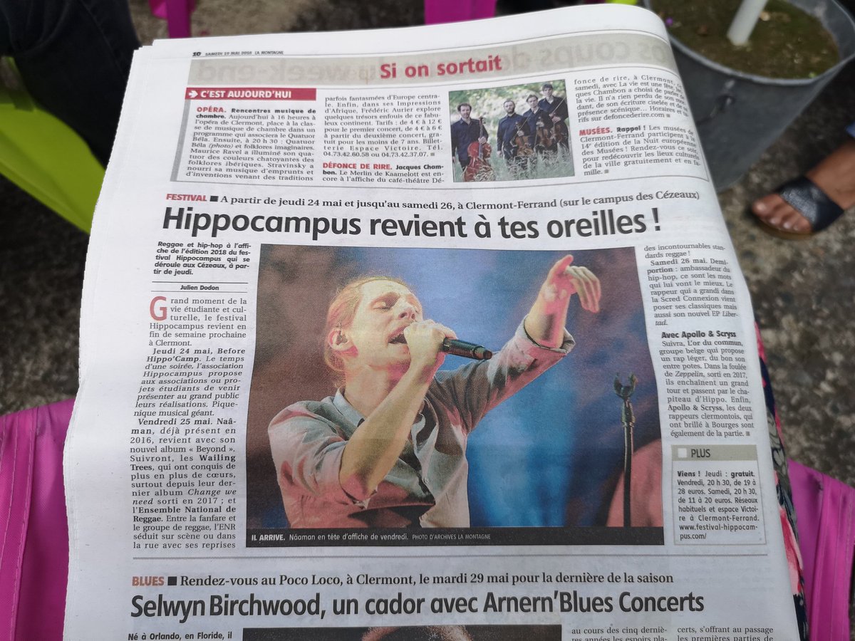 festhippocampus's tweet photo. Et merci beaucoup à @lamontagne_fr pour ce bel article !  #Festival #Hippocampus #Remercie #Lamontagne https://t.co/MvvAW6PvT3