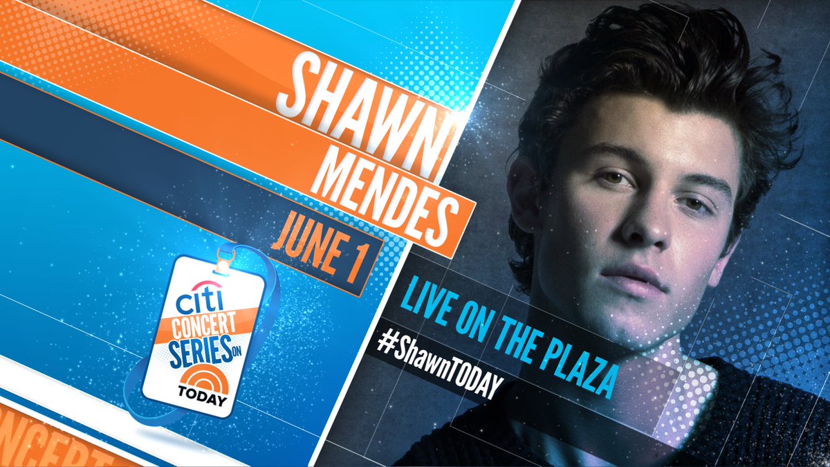 ShawnMendes's tweet photo. Performing new music live outside from Rockefeller Plaza on @TODAYshow June 1st 8am ET. Come watch! x #ShawnTODAY https://t.co/kUUXYBpMmg
