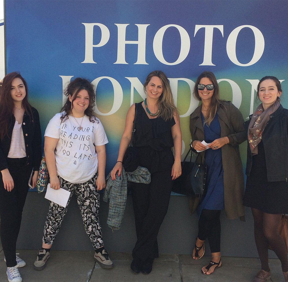 Photography_KCC's tweet photo. The students @KC_College had a great time visiting @PhotoLondonFair. They were inspired for their #photography #exhibition https://t.co/el6EyGCAHF