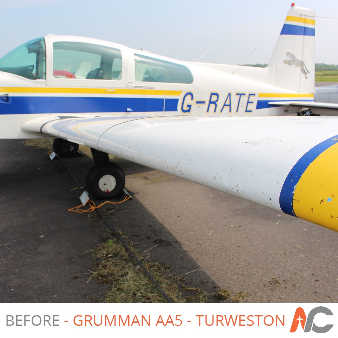 AvClean_Limited's tweet photo. "That looks brilliant" - Said the owner of this beautiful Grumman AA5A at Turweston. And we cant help but agree after the crew put some special love and care into this aircraft today. 🌞🛩👍👏 https://t.co/jMjRgN95ca

#aviation #avclean #aviationlovers #aviationdaily #avgeek https://t.co/Y9Nj3QAk7l