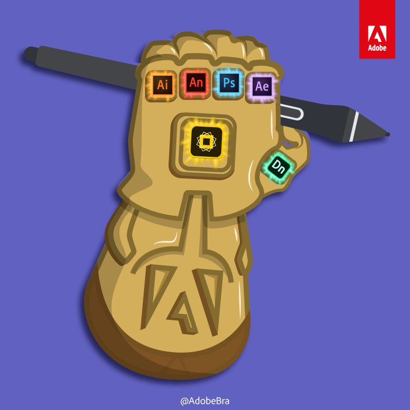 AdobeBra's tweet photo. Ter as melhores ferramentas de criação das galáxias é o único jeito de vencer no job. Planos a partir de um par de ingresso pro cinema por mês: 0800 047 4493| https://t.co/uR2fTFKB6d. https://t.co/IlUfTLoEtl