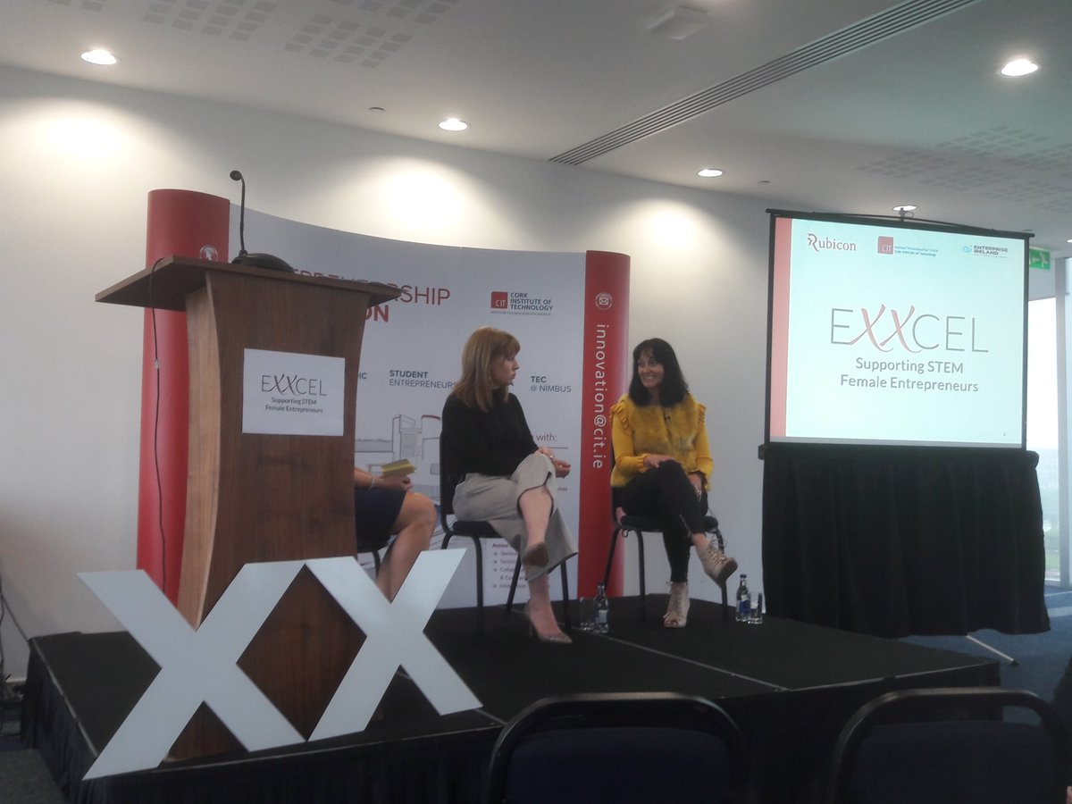 Great to see female entrepreneurship in #STEM celebrated in #Cork. <a href="/CIT_ie/">CIT is now MTU - Munster Technological University</a> <a href="/corkcitycouncil/">Cork City Council</a> <a href="/Corkcoco/">Cork County Council</a> <a href="/EngIreCork/">Engineers Ire/Cork</a> <a href="/CorkChamber/">Cork Chamber</a> <a href="/SFCORKSISCTY/">SFCORK</a> #Exxcel