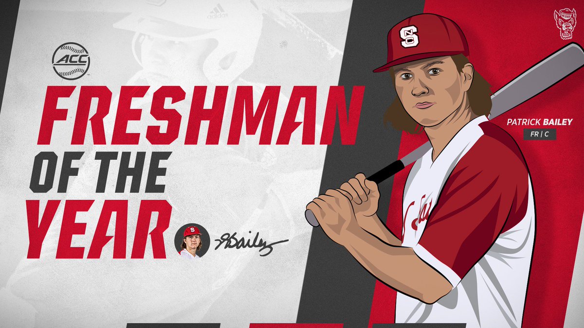 🚨 EXCITING NEWS 📰

7⃣ #Pack9 players named to the 2018 All-ACC Team, headlined by Brian Brown (Pitcher of the Year) and Patrick Bailey (Freshman of the Year)

📝 - gopack.com/news/2018/5/21…

#STATEment ✅