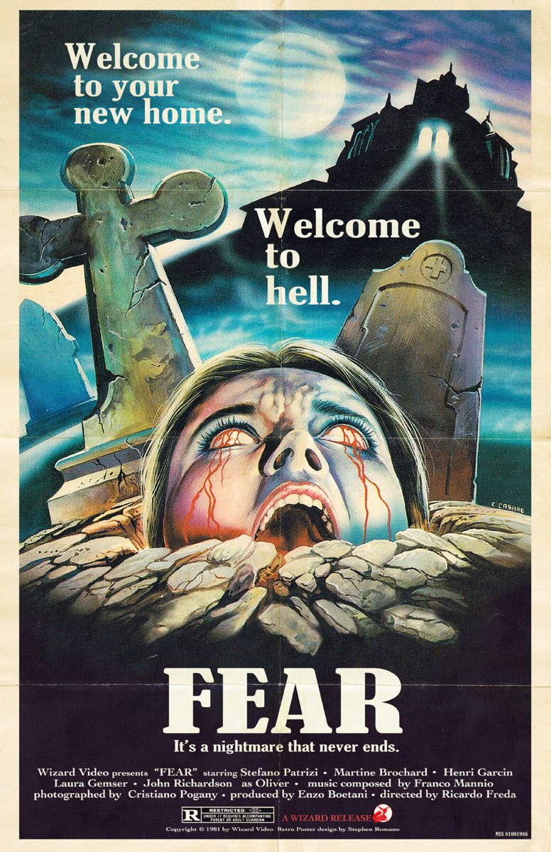bigkev372's tweet photo. #WizardVideo Retro Theatrical Poster for #Fear 1981 aka #MurderObsession #Horror https://t.co/DJ9S3R84Eh