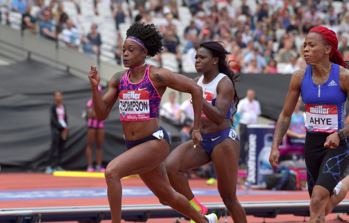 Bowie &amp; Thompson Top Fabulous #PreClassic 💎#DiamondLeague Women’s 💯

<a href="/Diamond_League/">Wanda Diamond League</a> 📰 eugene.diamondleague.com/news/single-ne…