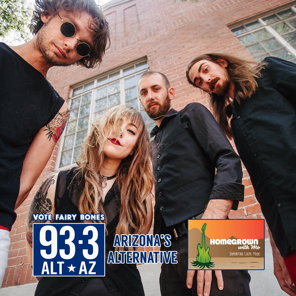 fairybonesmusic's tweet photo. Thank you @altaz933 for taking a chance on local music, WE LOVE YOU! Please take a second to support and #vote for "Hang Wit Da Boiz" this week!! --> https://t.co/PNaoVRAUeC https://t.co/GwmbpQ8YsS