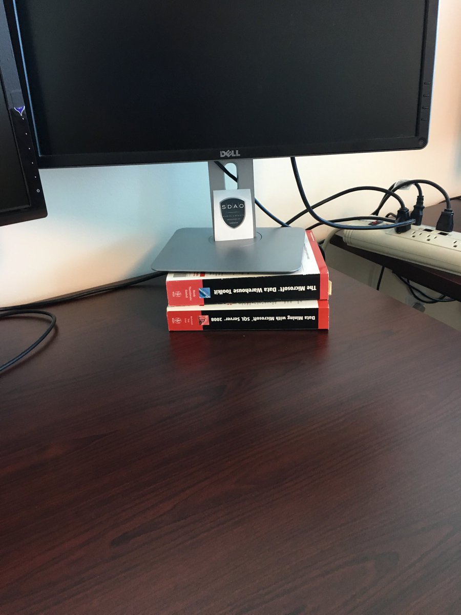 paul_turley's tweet image. Walked into an office an found this. I tell may client's that The Data Warehouse Toolkit is the foundation of a good solution but this is not what meant. #sqlfamily