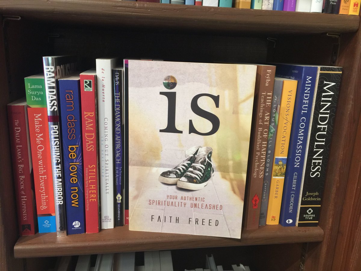 FaithFreed's tweet photo. IS my book really on the shelves of the @esalen bookstore? What a #dream cometrue. Loved learning, dancing and hanging w/ Stan the Man. @wiredforLOVE #StanTatkin https://t.co/F9pX89IjGM