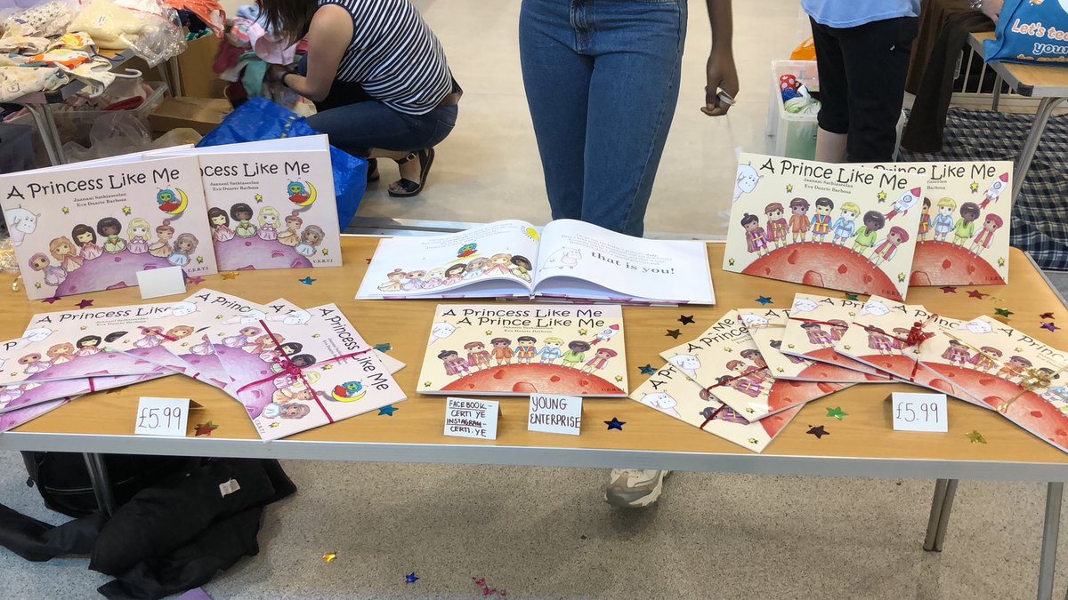 Certi_ye's tweet photo. So we wrote a book about diversity and equality &amp; on Sun 27th May we’re launching our brand new book ‘A prince like me’ alongside ‘a princess like me’ for the first time!Catch us in Waterstones Watford - or order through our website in bio!! a simple RT helps us spread the word💛 https://t.co/3hzy3Q5yD2