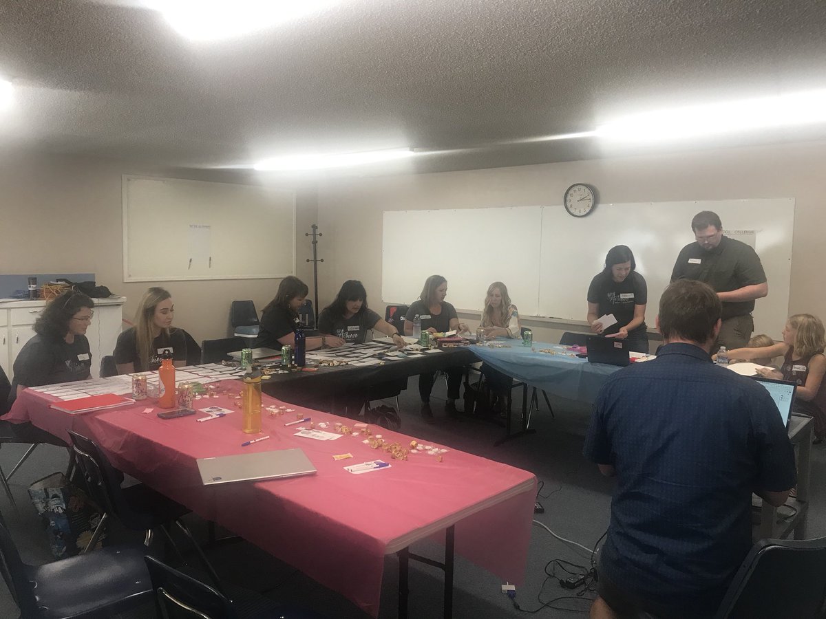 ACHS staff working on shared values. What an amazing team!
#achsparadise