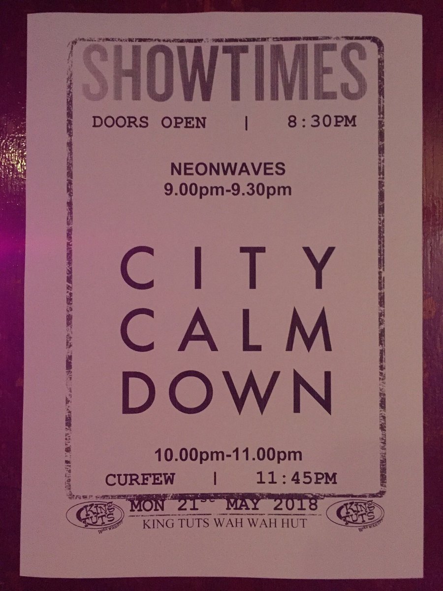 neonwavesband's tweet photo. Show times for tonight folks, DO NOT MISS THIS ONE 🌊🌊🌊🌊 @kingtuts @CCDMUSIC https://t.co/SMYeerso8i