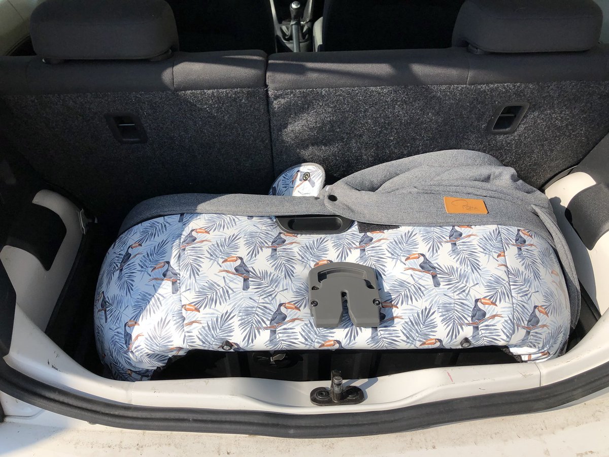 vw polo boot space pram