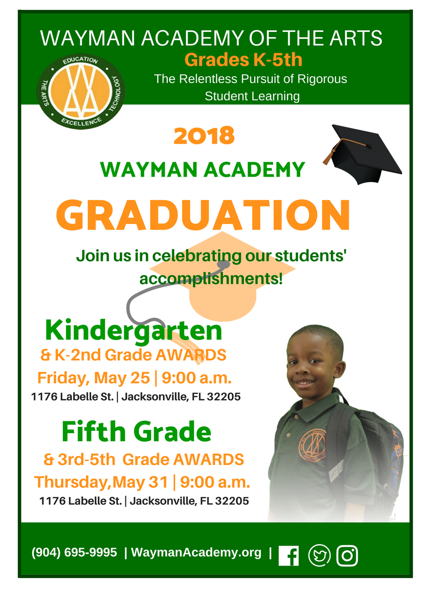 waymanacademy's tweet photo. The end of another great school year draws near and we want to celebrate the wonderful achievements of @waymanacademy students.
#WaymanAcademy #AproudAschool #CharterSchool #education https://t.co/rGsp7cXj5A