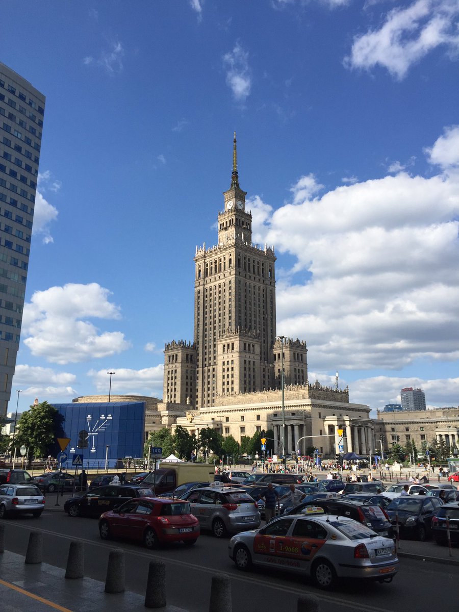 morgimc's tweet photo. They appear to have mixed their skyscrapers up with their church bell-towers here in Warsaw https://t.co/OuizOzFpW0