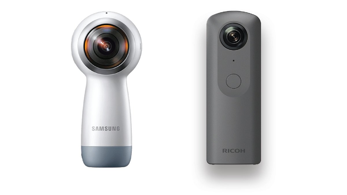 StructionSite's tweet photo. We had the opportunity to put some 360 cameras to the test in the field. Here are our results! Check out the difference in the quality between the Samsung Gear 360 and the Ricoh Theta V! #360cameras https://t.co/tpm1yhY75T https://t.co/w93vXjtaiW