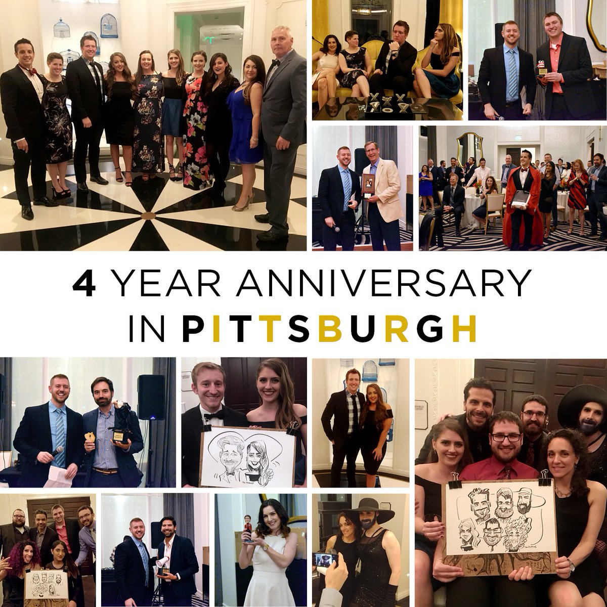 AE7Design's tweet photo. AE7 celebrated the 4th anniversary of our Pittsburgh office. Cheers to the fun-loving and hardworking team that makes our success possible! #architecture #design #Pittsburgh #LifeAtAE7 https://t.co/3ZsMImNt2D