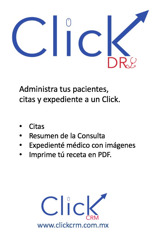 CrmClick's tweet image. Nuestra familia de servicios #ClickCRM crece con nuevos productos que te ayudaran a administrar y optimizar tu negocio sin importar a que te dediques.
#Medico #Escuela #RH #Restaurate #Ventas 📈👩‍💻👨‍💼