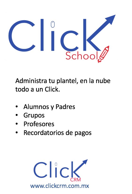 CrmClick's tweet image. Nuestra familia de servicios #ClickCRM crece con nuevos productos que te ayudaran a administrar y optimizar tu negocio sin importar a que te dediques.
#Medico #Escuela #RH #Restaurate #Ventas 📈👩‍💻👨‍💼