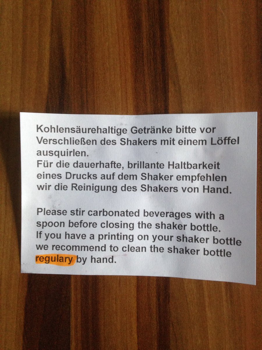 foxpockets's tweet image. Hey @gethuel you have a wee typo on your shaker bottle info #yourewelcome