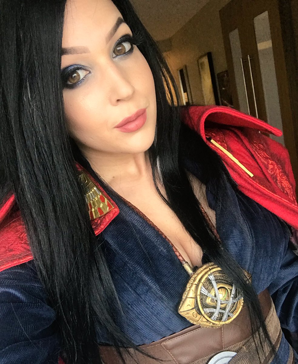 OfficialNMJ's tweet photo. Wore two new cosplays at @MotCityComicCon. Showed all the teasers, previews and progress on my Patreon. But here are some selfies of them before each day of the con. 😊 https://t.co/gno2WKkdmF