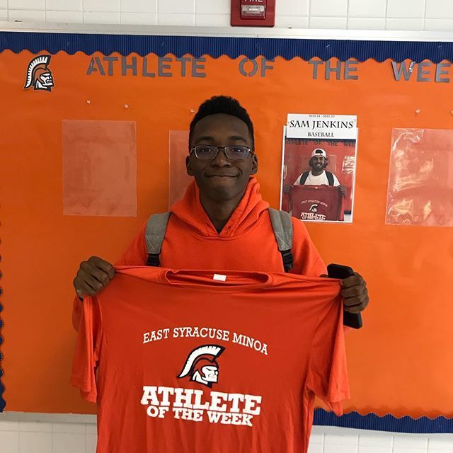 ESMSpartans's tweet photo. Congrats to Myles Riggins, Athlete of the Week (5/14-5/20). Myles won the SCAC Empire Division Championship in the 110hh and earned first team All-Division #GoSpartans https://t.co/iIEhPINNJy