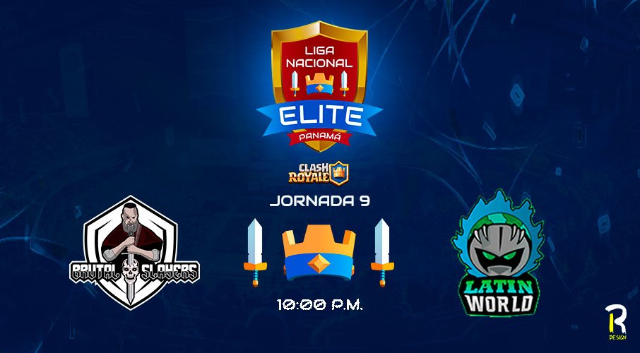 🗒️Jornada 9🗒️
📣Liga Elite de Clash Royale de Panamá 🇵🇦 @ELITECRPA 📣

📅Lunes 21 de Mayo📅
⏲️10:00 PM⏲️
<a href="/Brutalslayers1/">Brutalslayers!🕹🎮</a> VS <a href="/Latin_World0/">Latin World</a>