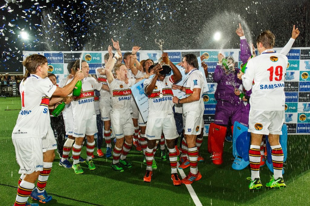 Congratulations <a href="/TuksSport/">#TuksSport</a> on being crowned #VarsityHockey 2018 champions after beating Maties 5 - 0 in the final. They now hold both the men's and women's trophies!

Proudly brought to you by <a href="/SamsungMobileSA/">Samsung Mobile SA</a>, <a href="/Mugg_and_Bean/">Mugg & Bean</a> and <a href="/FNBSA/">FNB South Africa</a>