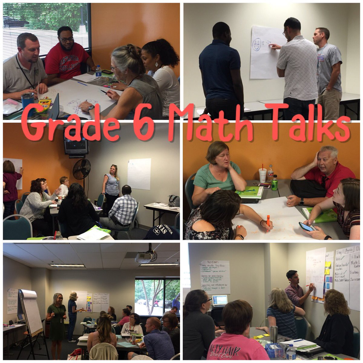 Check out our 6th grade math teachers leading Number Talks with <a href="/KanekaTurner/">Kanekaturner</a>! #learnwithIM @clrzukowski <a href="/edukings/">Brian G. Kingsley</a> <a href="/WakeMiddle/">Wake Middle</a> <a href="/WCPSS/">Wake County Public School System</a>