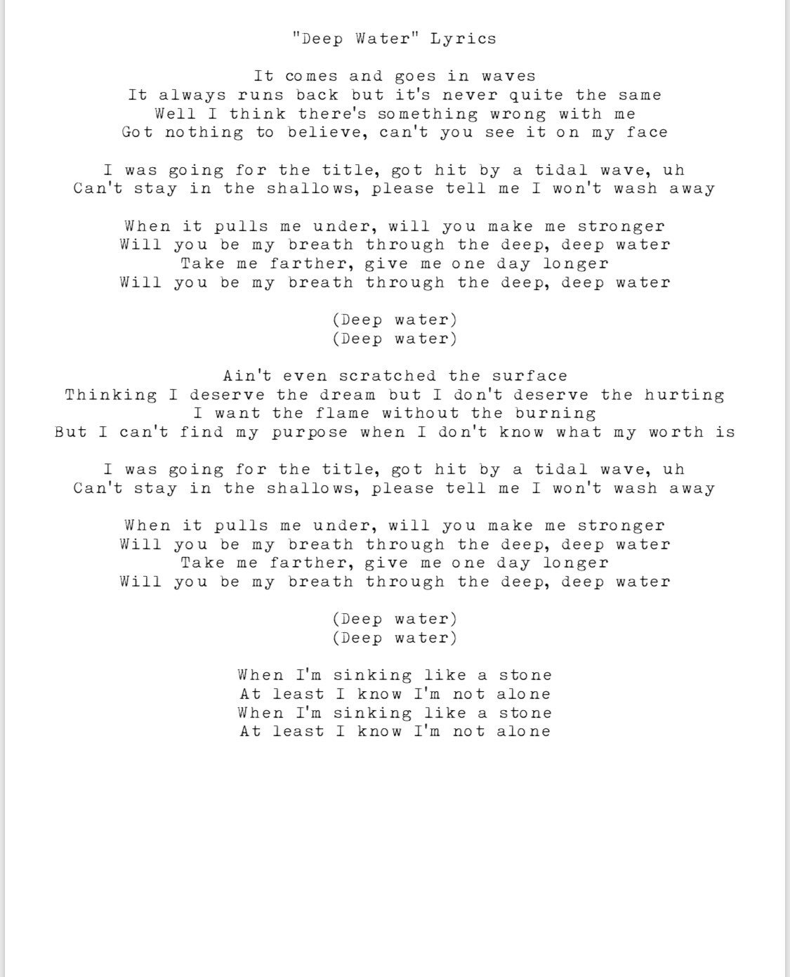 American Authors Deepwater T Co Stlbxnnlkr Twitter