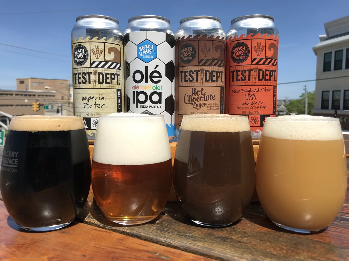 beachhausbeer's tweet photo. With Beach weather should come Beach Haus Beer! - taproom opens at 12 noon daily - just add sushine! #craftbeer #craftbeerporn #njcb #njcraftbeer #drinklocal #jerseyshore #belmar #beachhausbeer #beachhaus @NJCraftBeer @beertrekkie @craftbeerdotcom @CraftBeerTrdng #beachborn https://t.co/kTFgiq6CgO