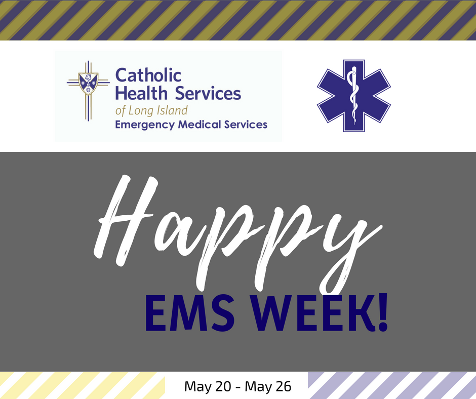 CHS_LI's tweet photo. #CHS wishes all Emergency Medical Service personnel a Happy EMS Week. To our partners at Hunter, thanks for all you do every day. https://t.co/5Q0wbpVcGs