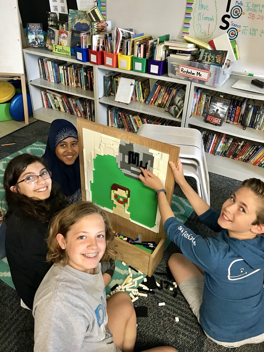 GWImhof's tweet photo. Any guesses what book this literature circle group read? #sharingproject #GWgreats https://t.co/9Tci8AYS9s