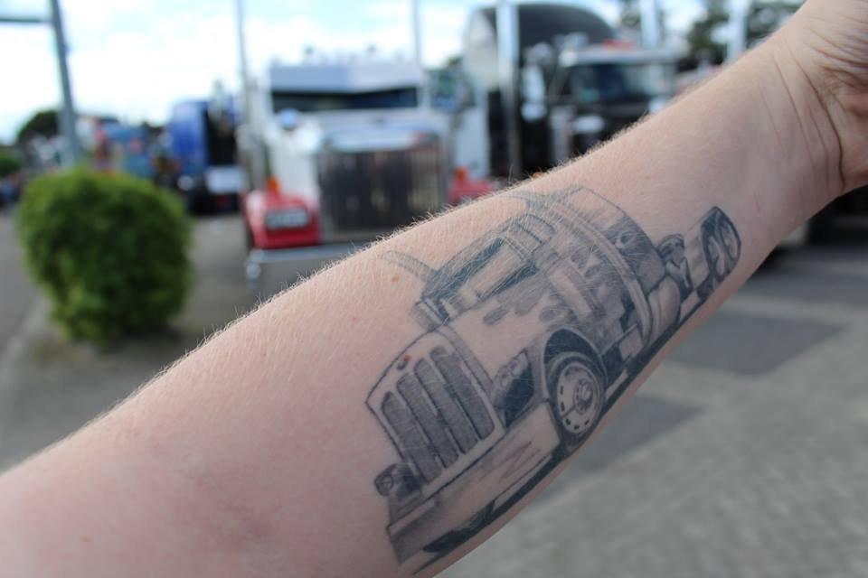 60 Truck Tattoos For Men  Vintage and Big Rig Ink Design Ideas  Truck  tattoo Tattoos for guys Trucker tattoo