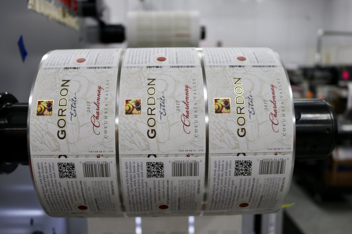 sjhalljr's tweet photo. We love how these @gordonwines labels turned out.  The background is more defined and detailed.  Keep an eye out for these #beautiful #labels in the stores. #WAwine #wine #WA https://t.co/bbGuUd3mX9