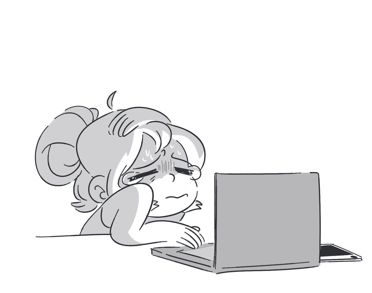 Currently mood.
I really admire those who study art or animation, I don't study and I feel like I'm dying.