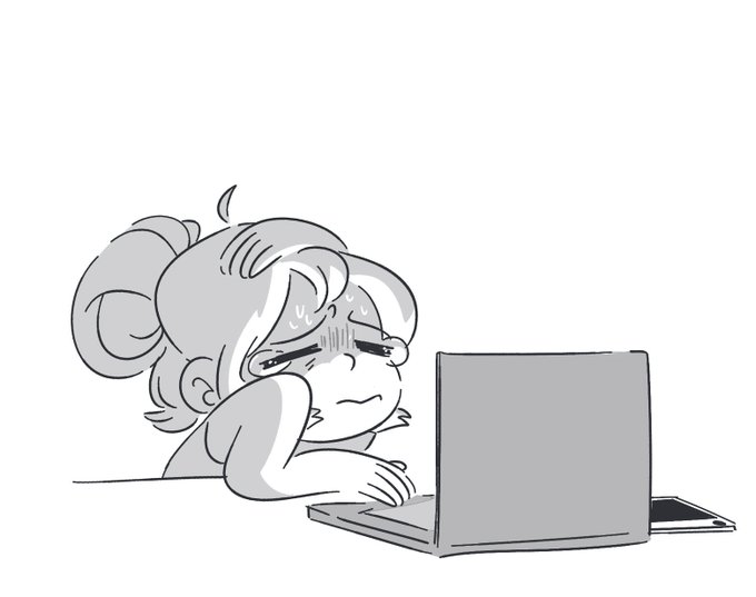 Currently mood.
I really admire those who study art or animation, I don't study and I feel like I'm dying. 
