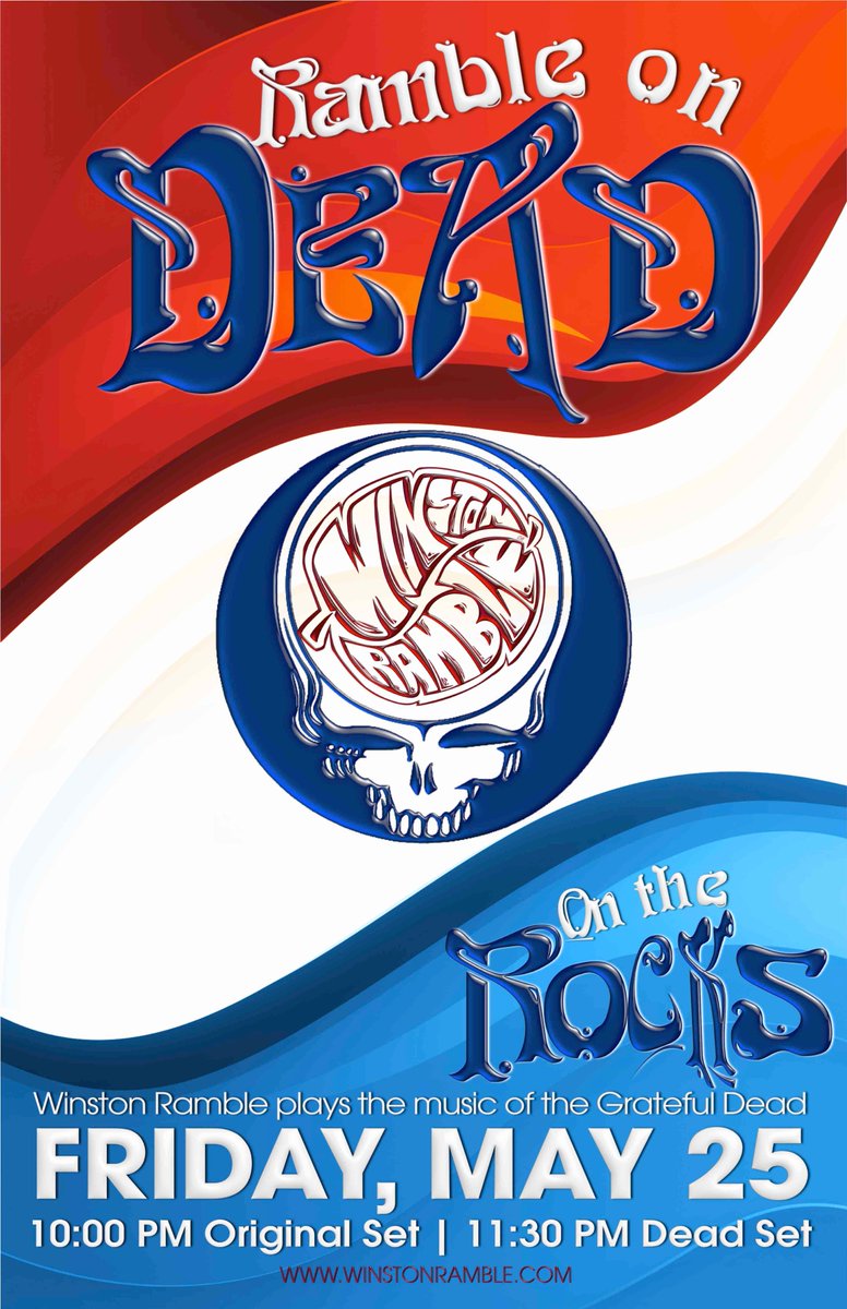 We're back in Florence this Friday night at On The Rocks, original set and #GratefulDead set!