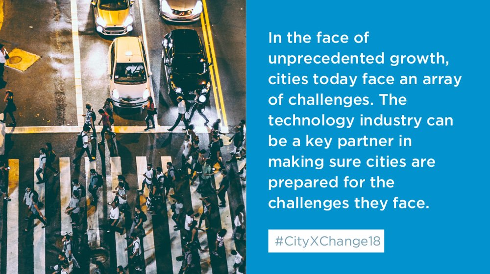 Our CEO <a href="/jfbarros/">Joao Barros</a> is at #CityXChange18 this week with city leaders and tech innovators to collaborate on how cities and tech can work together to ensure innovations in transit and mobility! #InternetOfMovingThings #ConnectedVehicles #SmartMobility #MakingPlacesMoreHuman