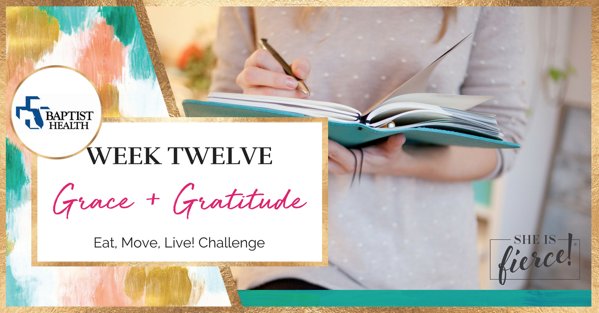 BaptistHealthJx's tweet photo. It's the final week of our #EatMoveLive Challenge with @SheIsFierceHQ. You did it! This week is all about living with grace - tell someone thank you, ​​​​​​​help others when you are able &amp; ask for help when you need it - https://t.co/cGxNo89JOI #4herJax https://t.co/ZAxeJD3eNu