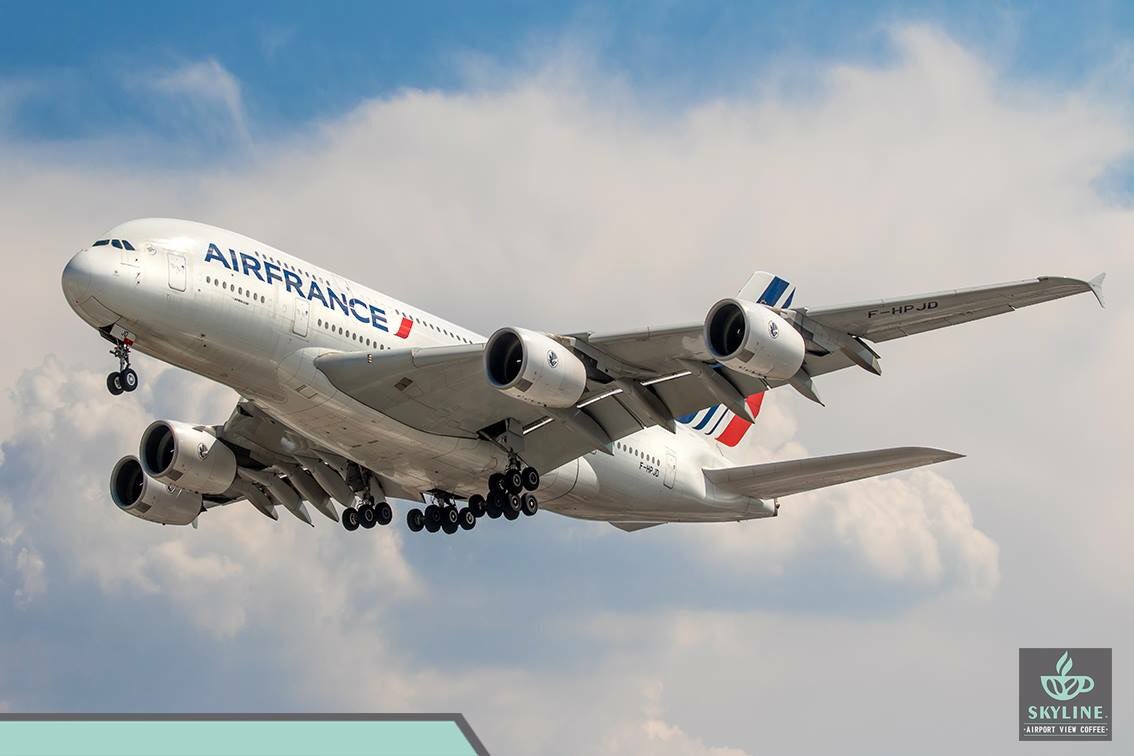 Nuestro avion favorito fotografiado desde nuestras instalaciones!! #AirFrance #airbus #aicm