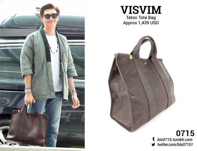 Bts0715 on Twitter: "180514 #BTS #RM #방탄소년단 #김남준 @BTS_twt VISVIM Teton