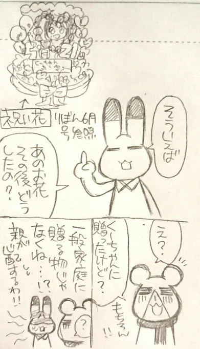 1日遅いけどくーちゃん誕生日おめらくがき。りぼん6月号でくーちゃん誕生日ネタふったので☺ 